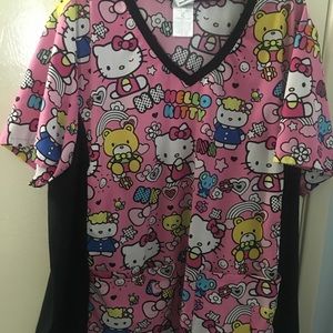 Hello Kitty scrubs size XL